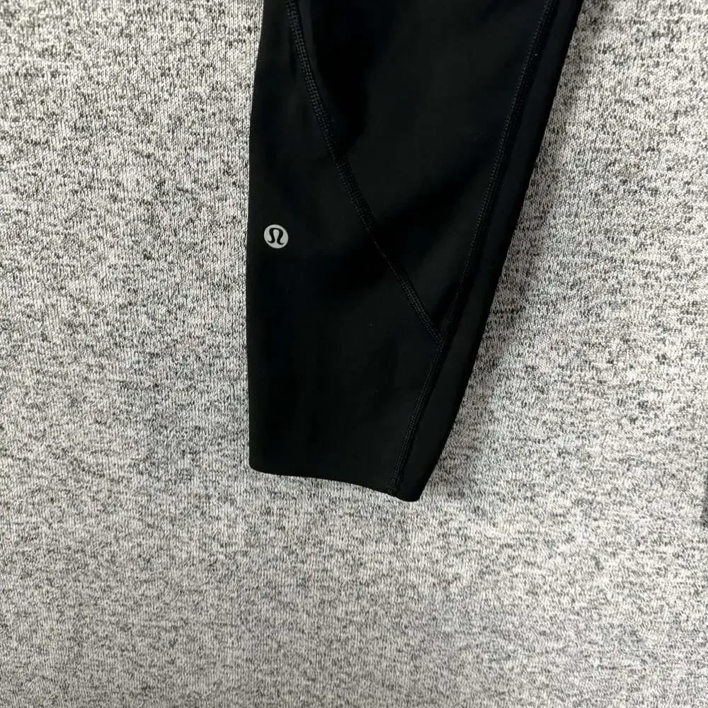 Lululemon Women's 8 Black Nylon 7/8 Compression Activewear Tights